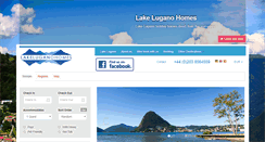 Desktop Screenshot of lakeluganohomes.com